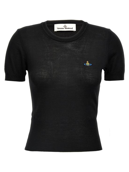 26SS 비비안웨스트우드 폴로 티셔츠 VI302615BM BLACK