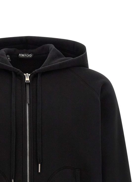26FW 톰포드 후드 티셔츠 TO337264BM BLACK - TOMFORD