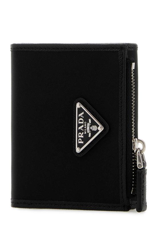 26FW 프라다 트라이앵글 지퍼 지갑 2MC1282DMH F0002 BLACK - PRADA