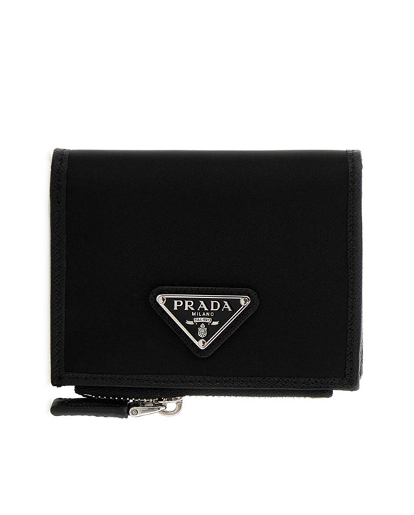26FW 프라다 트라이앵글 지퍼 지갑 2MC1282DMH F0002 BLACK