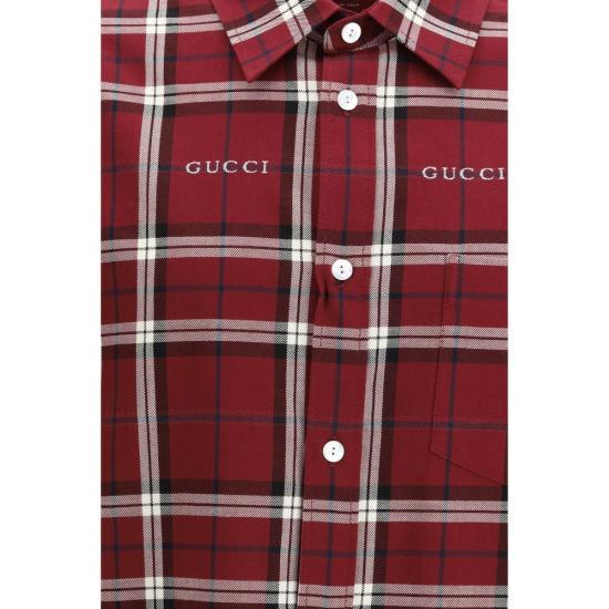 26SS 구찌 셔츠 GU852895ZAUAC6013BB RED - GUCCI