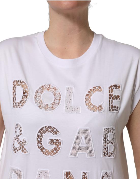  돌체앤가바나 민소매 티셔츠 TSH92145 WHITE - DOLCE & GABBANA