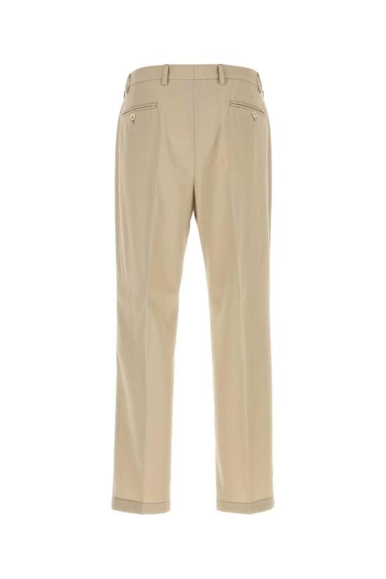 26SS 프라다 테일러드 코튼 팬츠 테일러드 코튼 팬츠 UP0419SOOO19AM F0036 BEIGE - PRADA