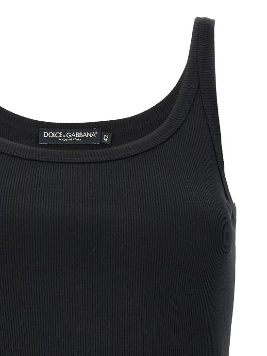 26SS 돌체앤가바나 민소매 티셔츠 DO284080BM BLACK - DOLCE & GABBANA