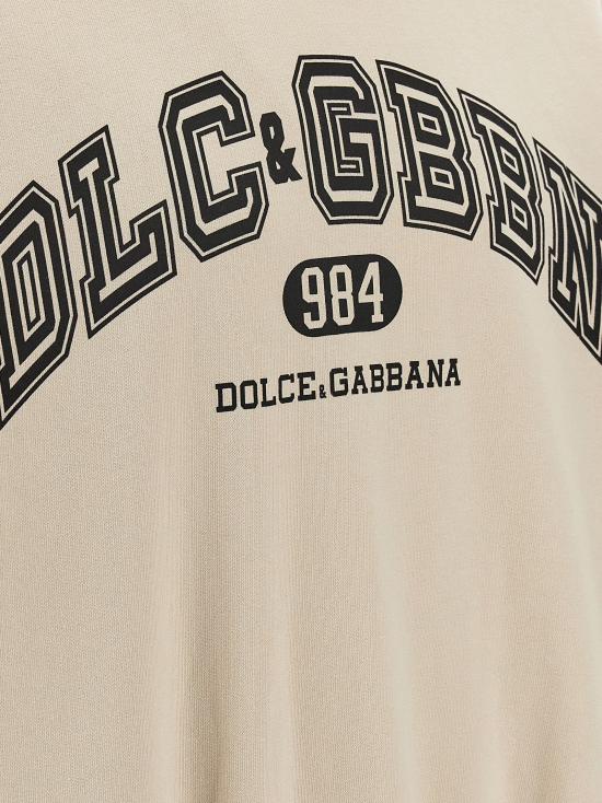 25FW 돌체앤가바나 후드 티셔츠 DO322188BM BEIGE - DOLCE & GABBANA