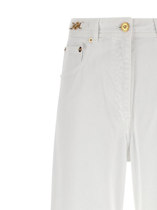 26SS 베르사체 데님 팬츠 VE327414BM WHITE - VERSACE