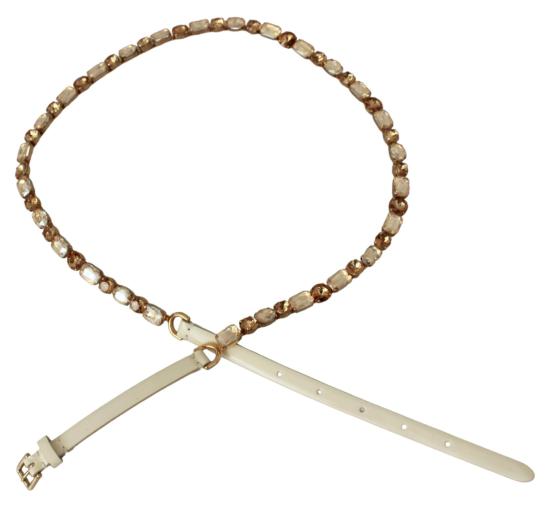  돌체앤가바나 벨트 BEL60640 WHITE - DOLCE & GABBANA
