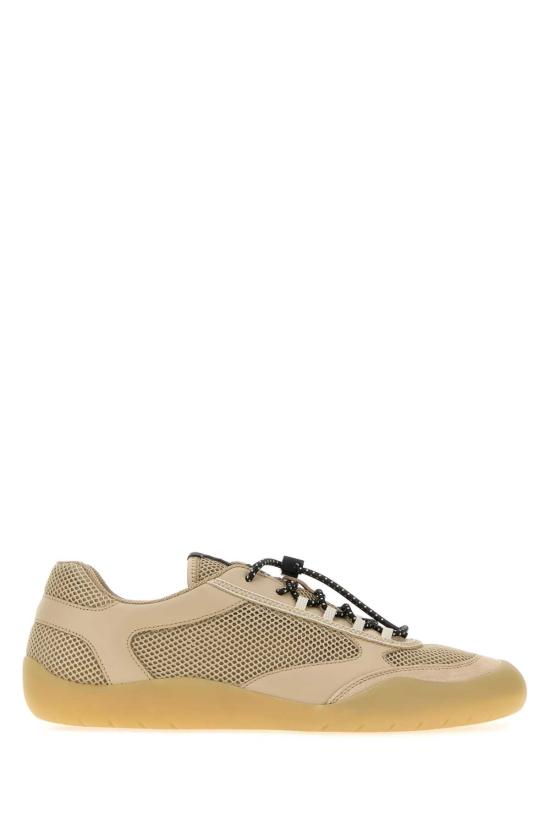  프라다 스피드락 레더 앤 메쉬 패브릭 스니커즈 2EE468FG0003ZM0 F0F24 BEIGE
