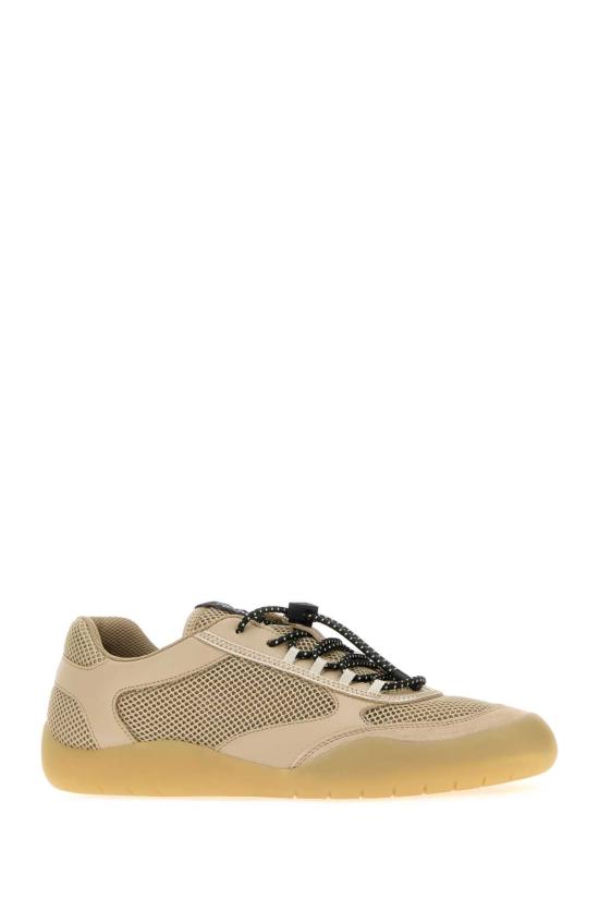 프라다 스피드락 레더 앤 메쉬 패브릭 스니커즈 2EE468FG0003ZM0 F0F24 BEIGE - PRADA