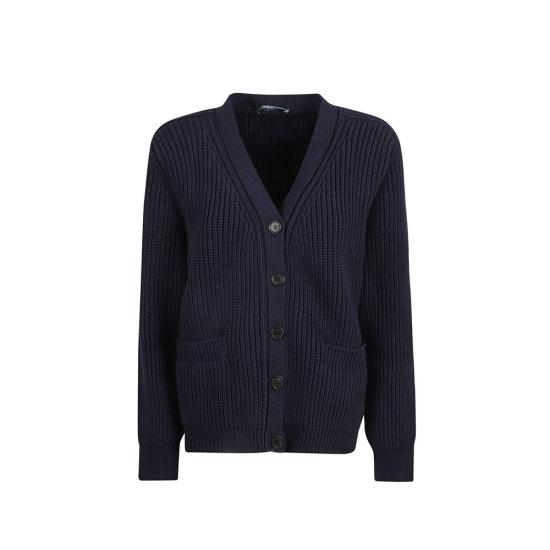  프라다 가디건 PR 9137700274388 NAVY