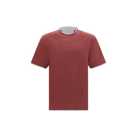 26FW 브루넬로 쿠치넬리 탑 BRM0B137427CGL17BB RED