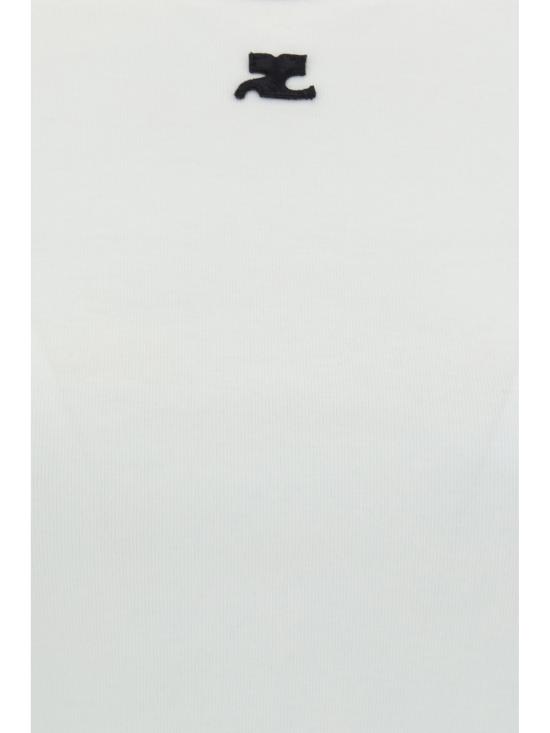 26FW 쿠레쥬 폴로 티셔츠 VESJTS017JS0070 0098 WHITE - COURREGES