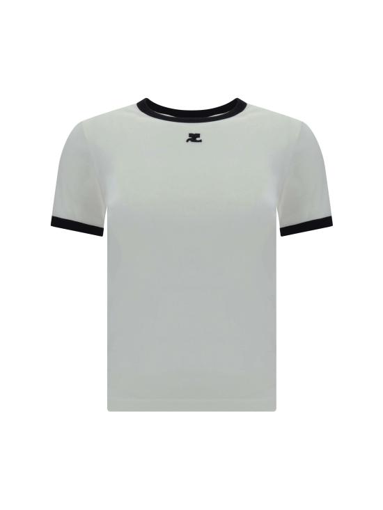 26FW 쿠레쥬 폴로 티셔츠 VESJTS017JS0070 0098 WHITE