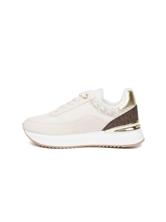  마이클 코어스 스니커즈 MASTER 49T5HAFS1D BROWN MULTI Michael Kors CREAM - MICHAEL KORS