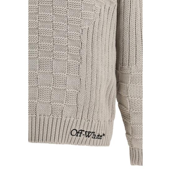 26SS 오프화이트 스웨터 OF44MHE20RS26K0012502050BB BEIGE - OFF WHITE