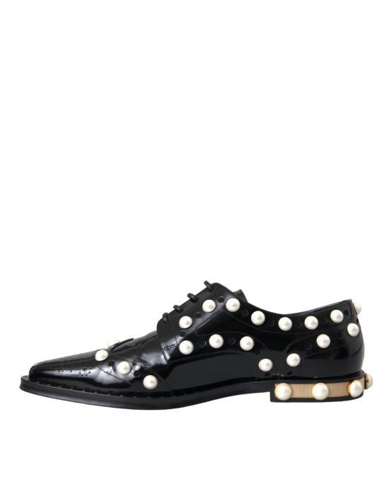  돌체앤가바나 플랫 슈즈 LA13321 BLACK - DOLCE & GABBANA