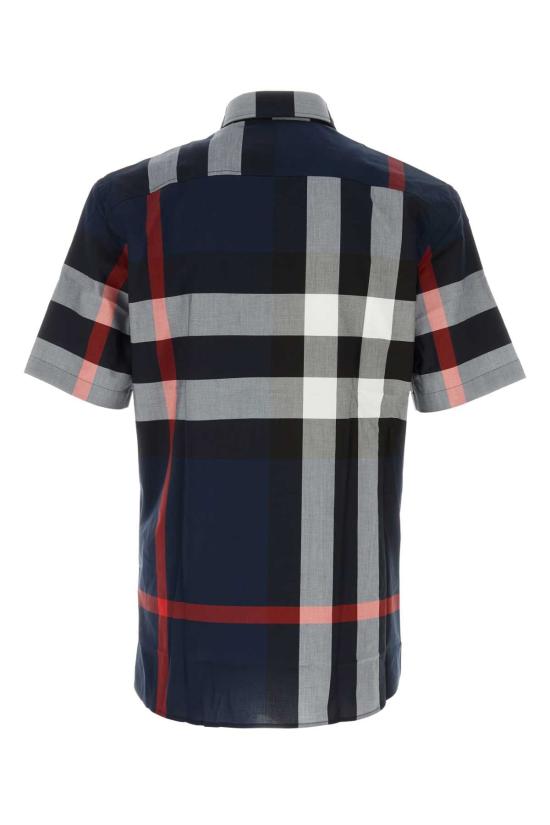 26SS 버버리 체크 코튼 셔츠 8079592 A1960 NAVY - BURBERRY
