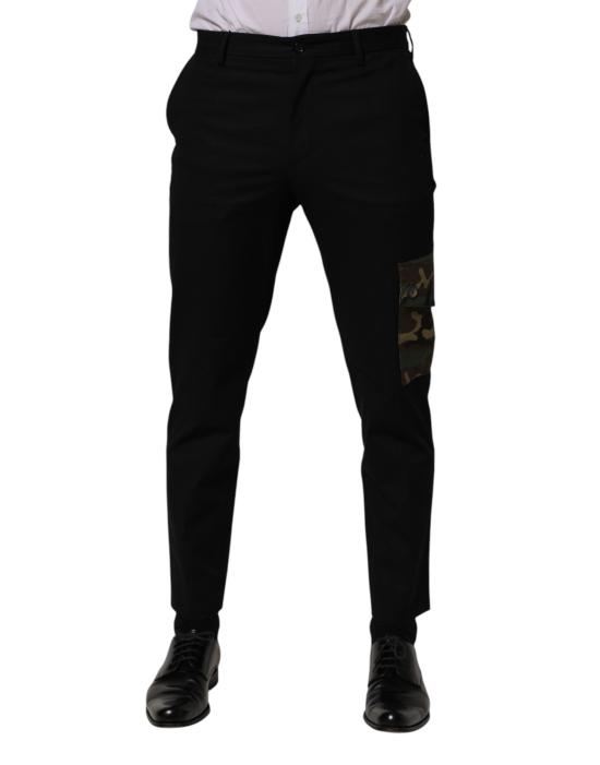  돌체앤가바나 스트레이트 팬츠 PAN77297 BLACK - DOLCE & GABBANA