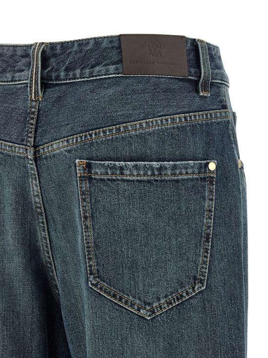 26SS 브루넬로 쿠치넬리 데님 팬츠 BR334941BM BLUE - BRUNELLO CUCINELLI