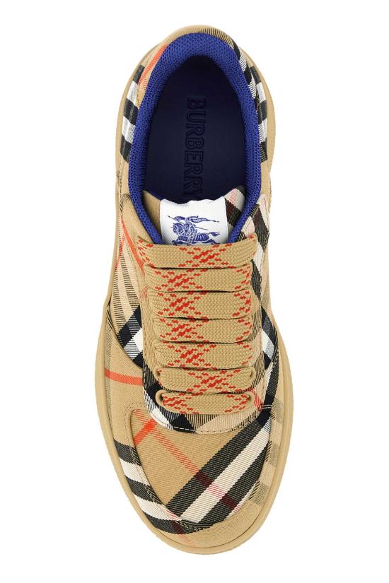  버버리 체크 테라스 스니커즈 8095372 B9368 BEIGE - BURBERRY