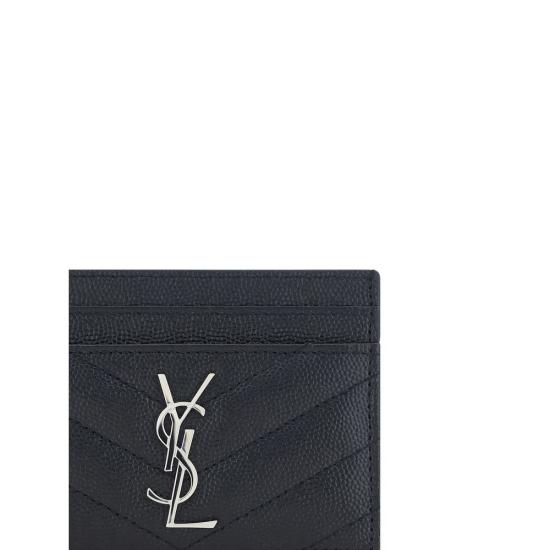 26FW 생로랑 명함지갑 SA423291BOW021000BB BLACK - SAINT LAURENT