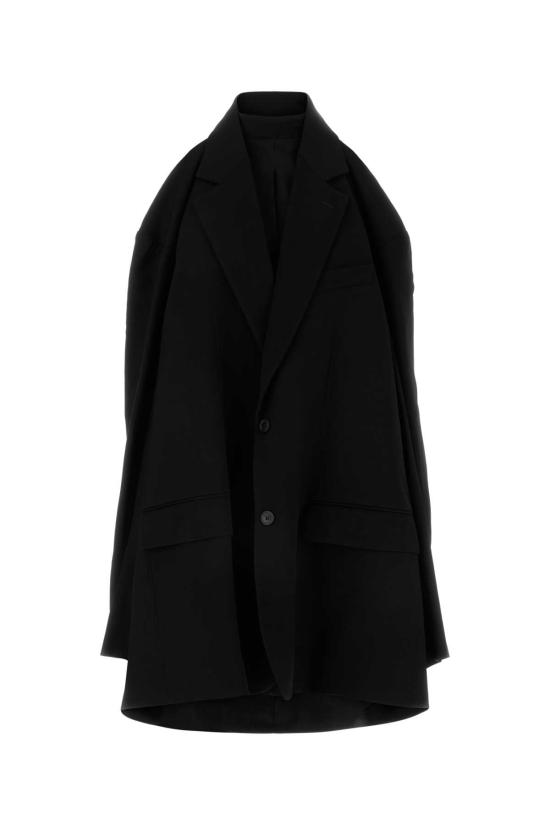  발렌시아가 원피스 809048TRT01 1000 BLACK