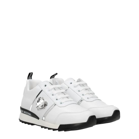  모스키노 스니커즈 LO8547142533385BT WHITE - MOSCHINO
