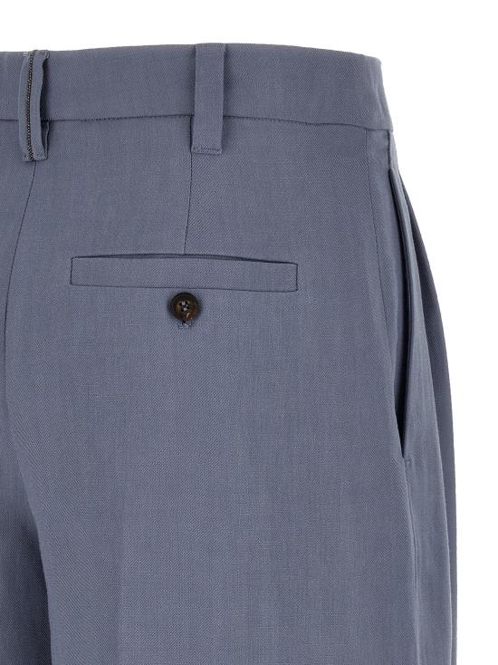 26SS 브루넬로 쿠치넬리 숏팬츠 BR336199BM BLUE - BRUNELLO CUCINELLI