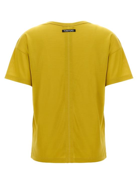  톰포드 폴로 티셔츠 TO275348BM YELLOW - TOMFORD