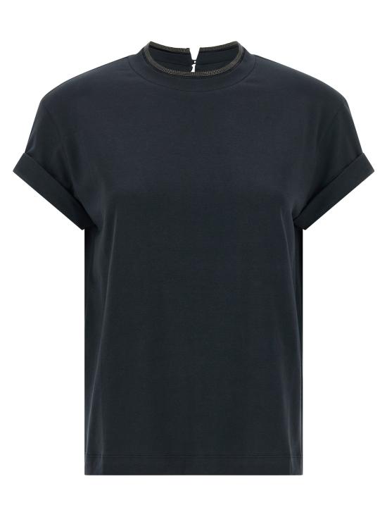 26SS 브루넬로 쿠치넬리 폴로 티셔츠 BR336236BM NAVY
