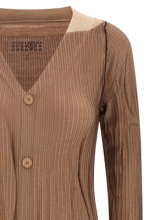 25FW MM6 메종마르지엘라 가디건 MM323033BM BEIGE - MM6 MAISON MARGIELA