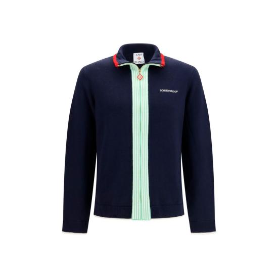 26FW 카사블랑카 가디건 CAMPF26KW84501NAVYBB BLUE