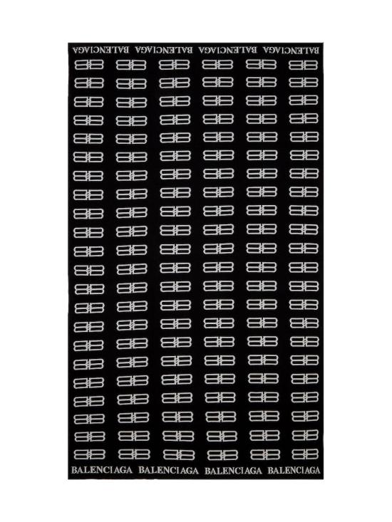 25FW 발렌시아가 머플러/스카프 7192294C6B81077 BLACK - BALENCIAGA