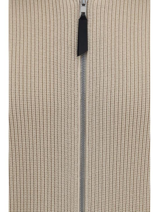 26FW 마르지엘라 니트 집업 가디건 SI1HA0013S17781 105F BEIGE - MAISON MARGIELA
