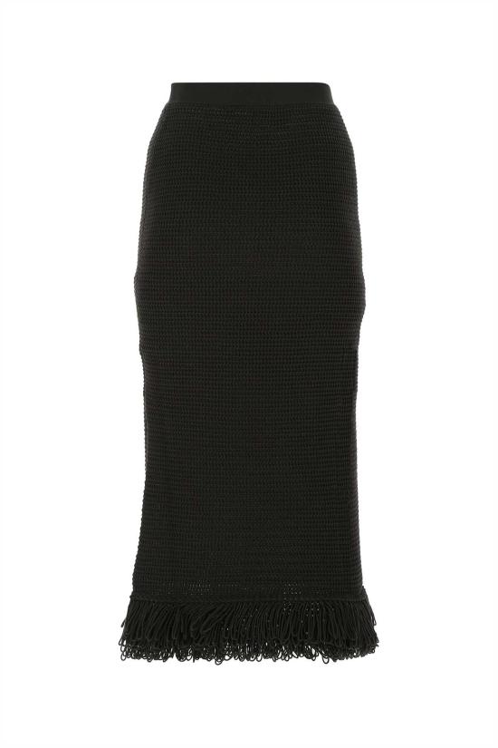  보테가베네타 스커트 651244V0FU0 2113 BLACK - BOTTEGA VENETA