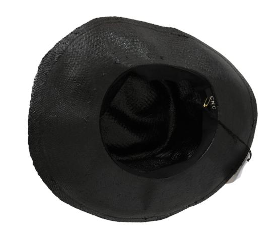  커스텀네셔널 썬캡 HAT20018 BLACK - COSTUME NATIONAL