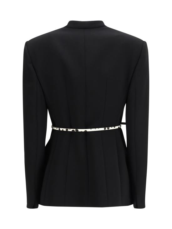 26SS 막스마라 스튜디오 자켓 2616041035600 001 BLACK - MAX MARA STUDIO