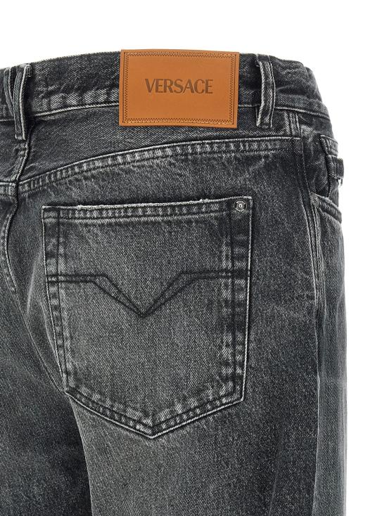 26SS 베르사체 데님 팬츠 VE325450BM GRAY - VERSACE