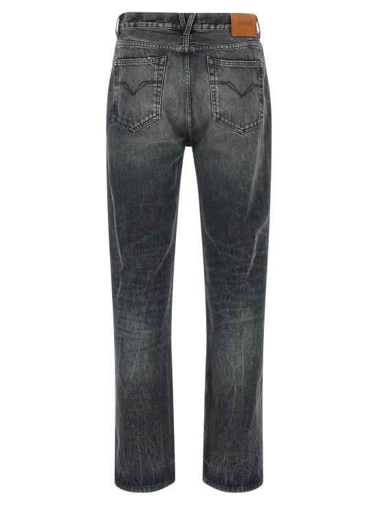 26SS 베르사체 데님 팬츠 VE325450BM GRAY - VERSACE