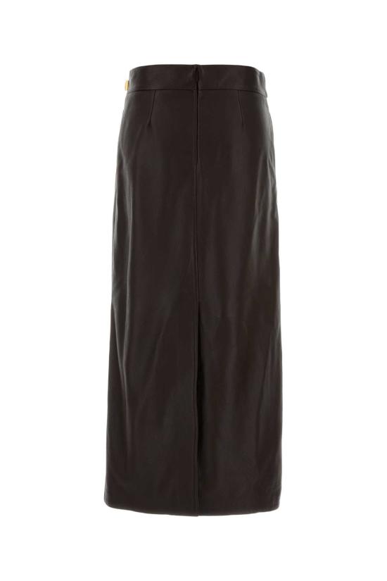25FW 살바토레 페라가모 스커트 13H577788298 EXPRESSO BROWN - SALVATORE FERRAGAMO