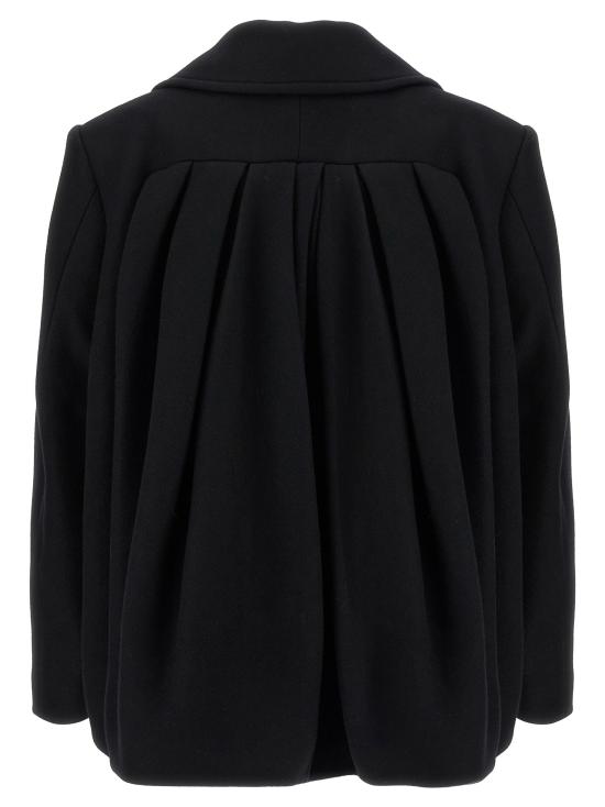 25FW 드리스 반 노튼 코트 DR318408BM BLACK - DRIES VAN NOTEN