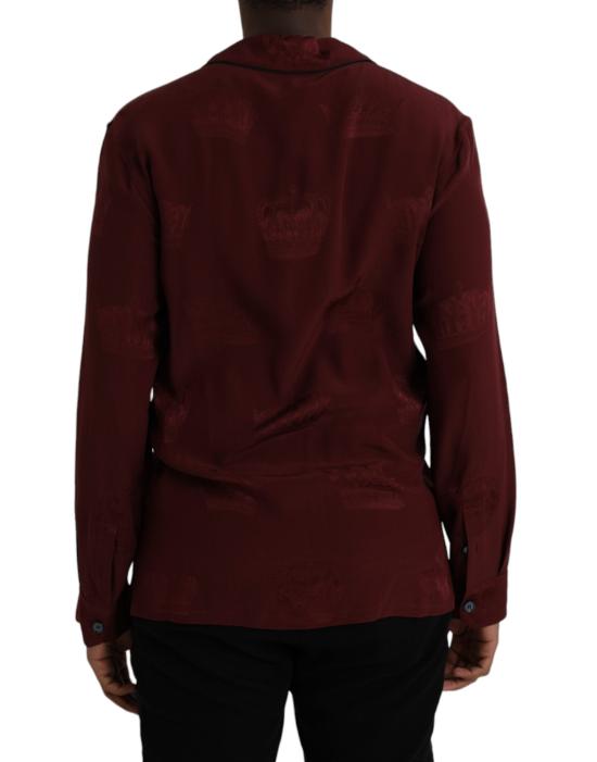  돌체앤가바나 셔츠 TSH86293 MAROON - DOLCE & GABBANA