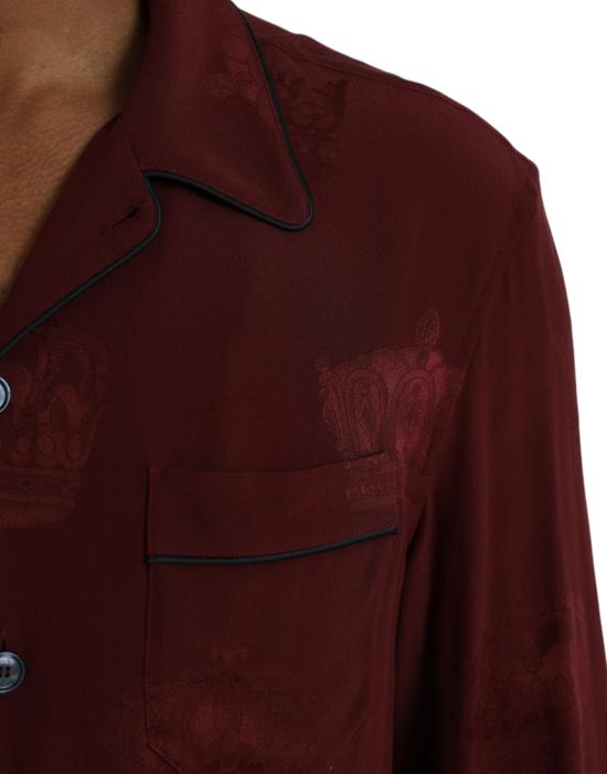  돌체앤가바나 셔츠 TSH86293 MAROON - DOLCE & GABBANA
