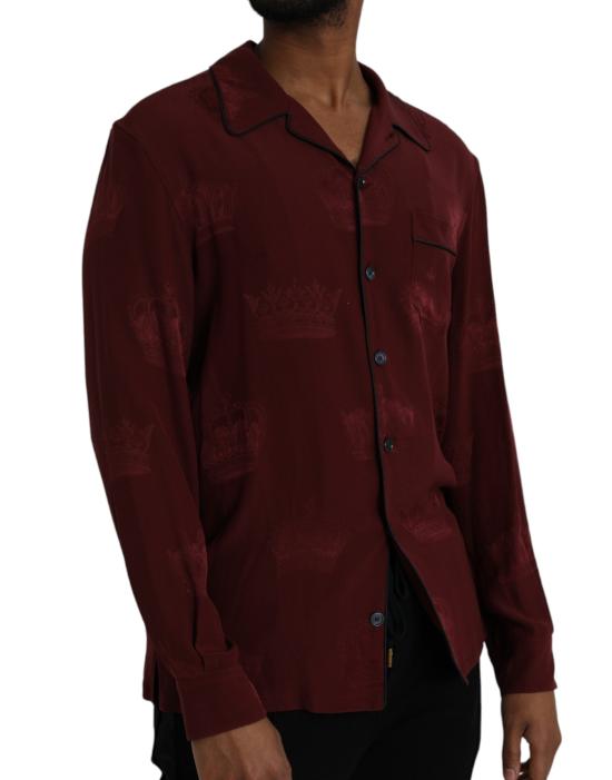  돌체앤가바나 셔츠 TSH86293 MAROON - DOLCE & GABBANA