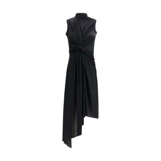 26SS 발렌시아가 원피스 BA857338TRV971000BB BLACK