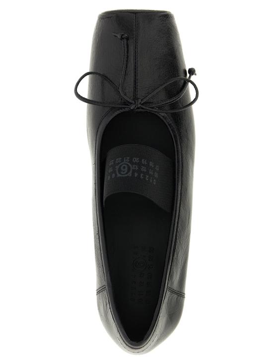 26SS MM6 메종마르지엘라 플랫 슈즈 MM324913BM BLACK - MM6 MAISON MARGIELA