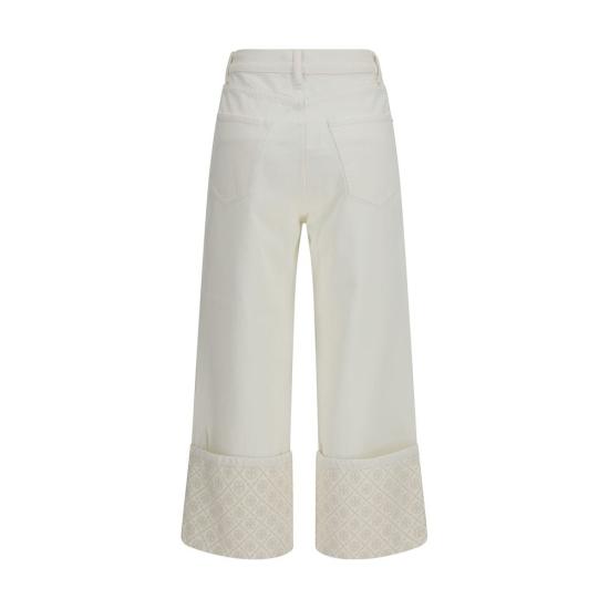 26SS 토리버치 데님 팬츠 TO183553100BB WHITE - TORY BURCH