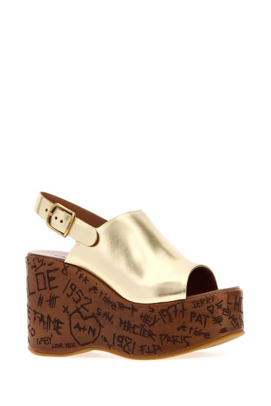 26SS 끌로에 샌들 CH26U10GXL 9DA GOLD - CHLOE
