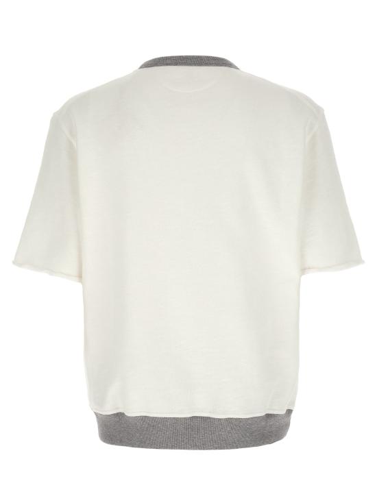  브루넬로 쿠치넬리 긴팔 티셔츠 BR334175BM WHITE - BRUNELLO CUCINELLI