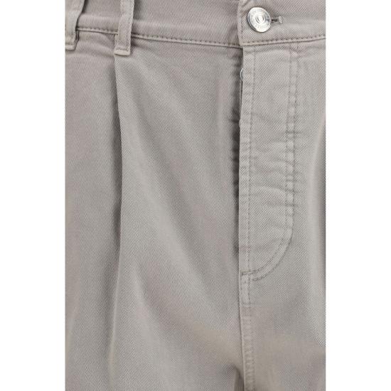 26SS 브루넬로 쿠치넬리 스트레이트 팬츠 BRM277PK2310C7500BB BEIGE - BRUNELLO CUCINELLI